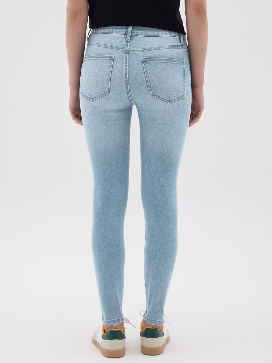 Skinny Fit Light Blue Denim Jeans_2