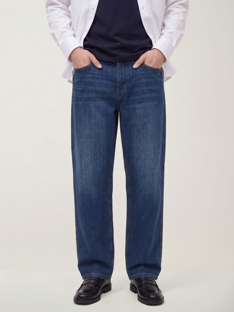 &Tau;&zeta;&iota;&nu; denim &alpha;&pi;ό 100% &beta;&alpha;&mu;&beta;ά&kappa;&iota;, relaxed fit_1
