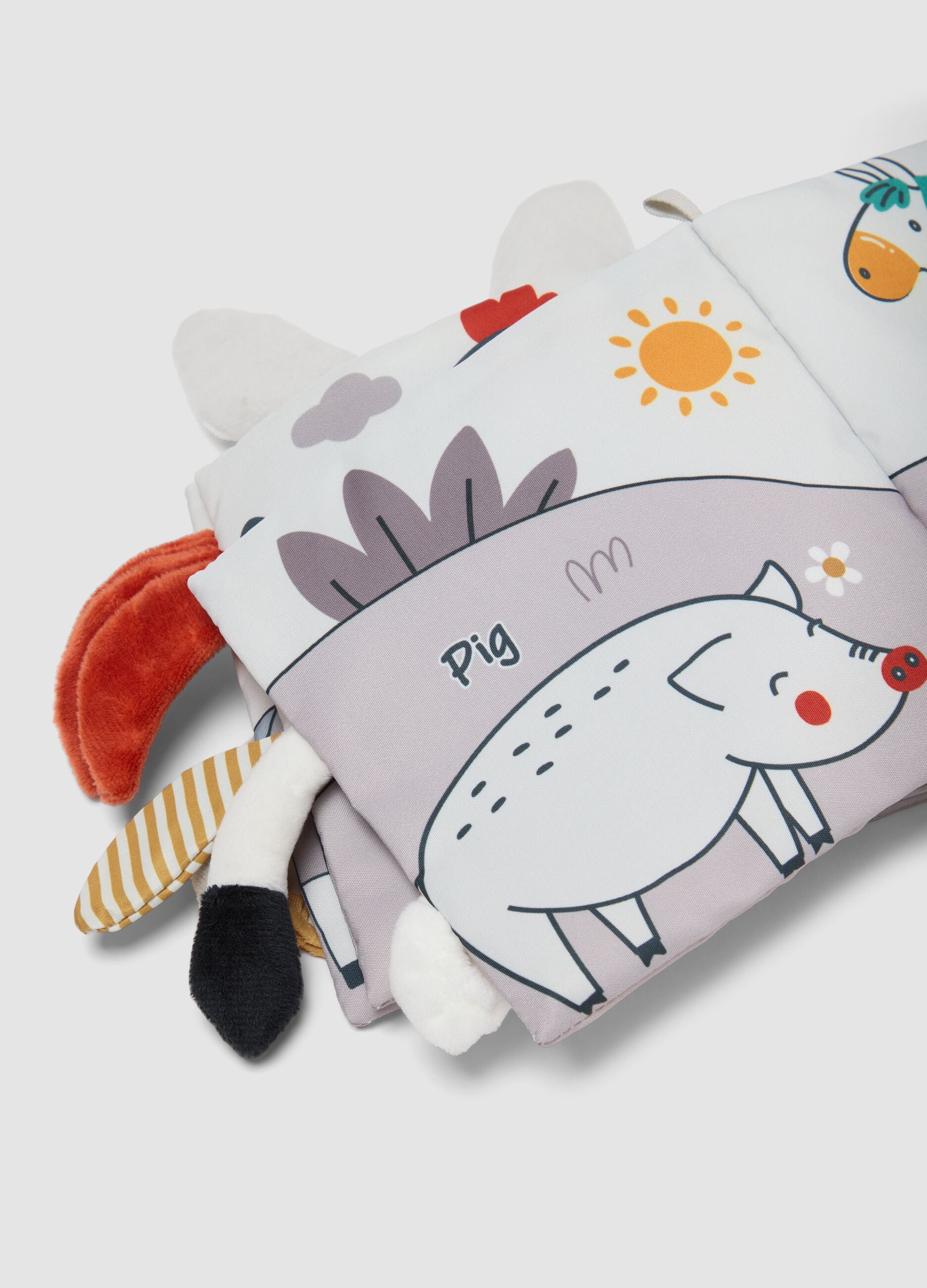 Buntes F&uuml;hlbuch f&uuml;r Babys mit Bauernhoftieren