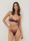 Brown stretch bikini bottoms with ombr&eacute; effect_0