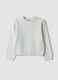 Wei&szlig;es Stretch-Shirt mit Rundhalsausschnitt_0