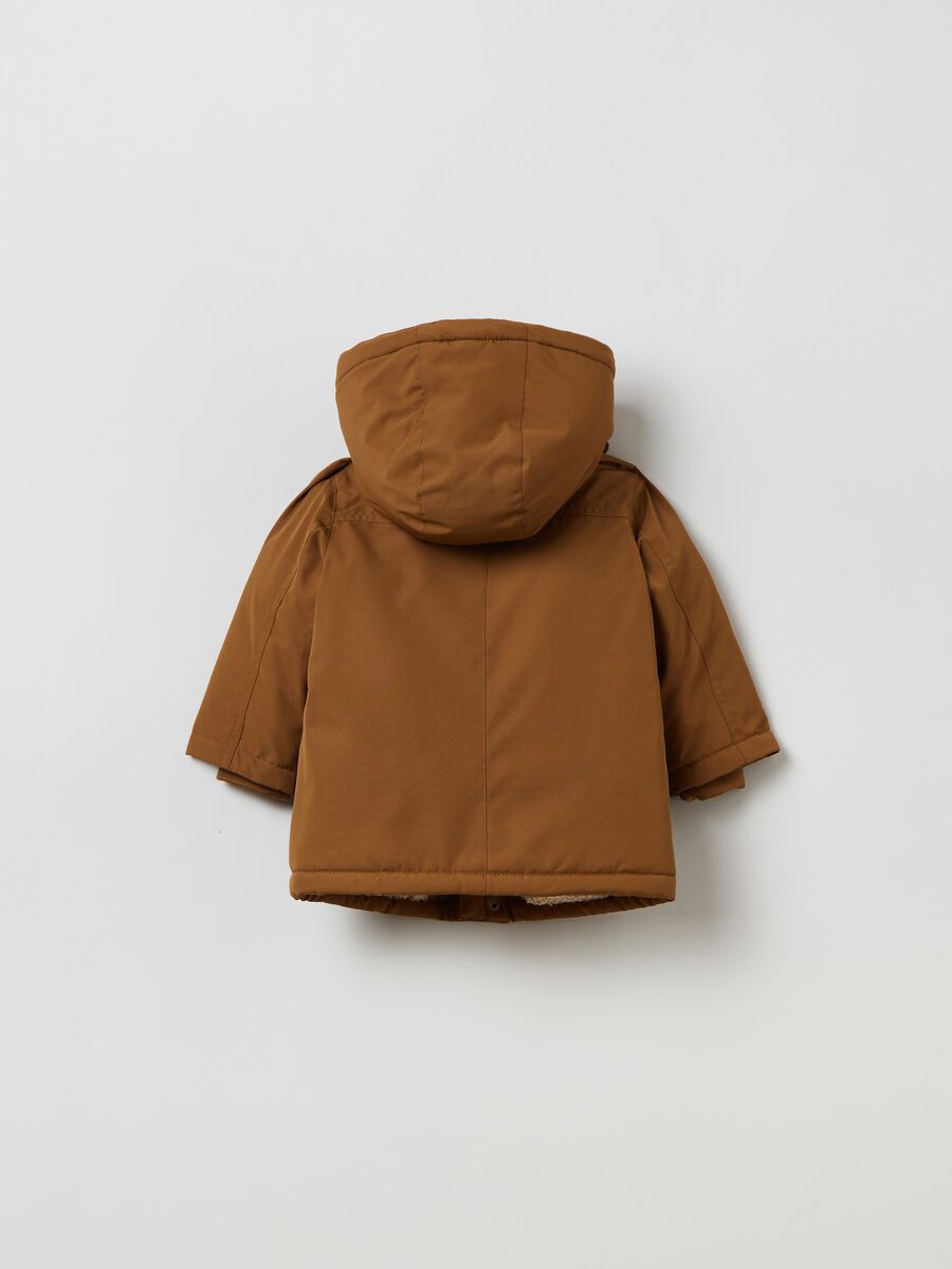 Quilted parka with hood_1
