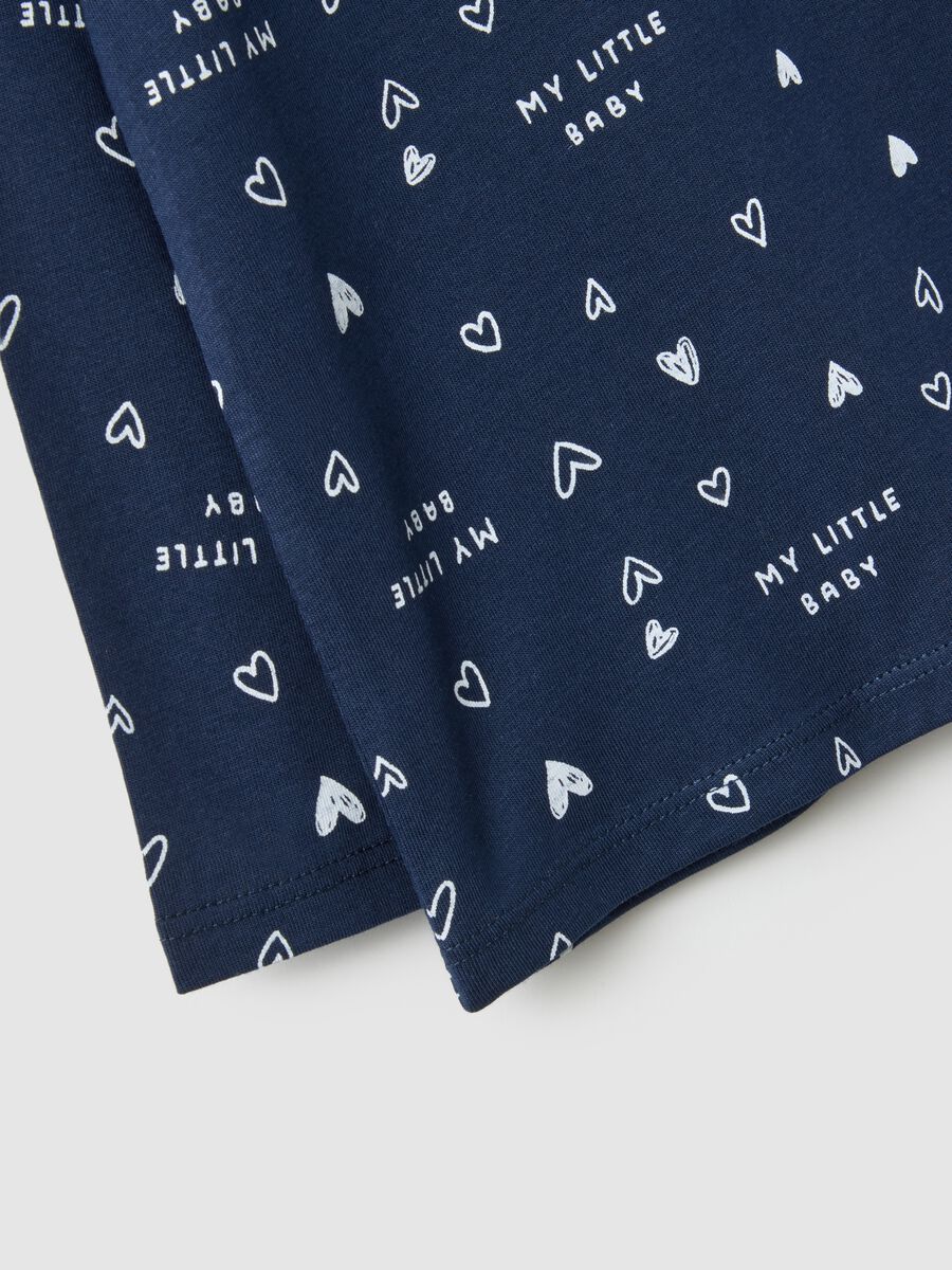 Girls' Long Sleeve Blue T-shirt in Pure Cotton Regular Fit_3