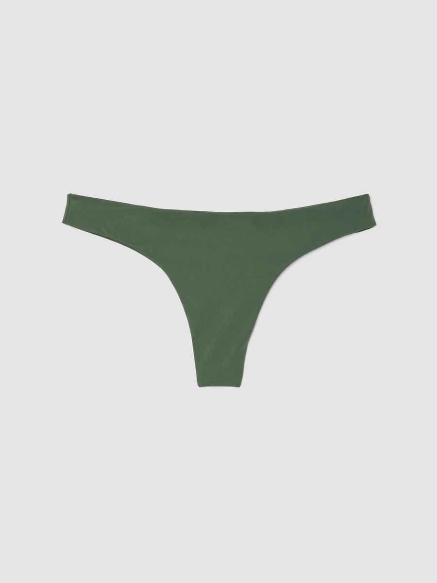 Gr&uuml;ne elastische Brazilian-Bikinihose_0