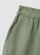 Green pure linen regular-fit trousers_5