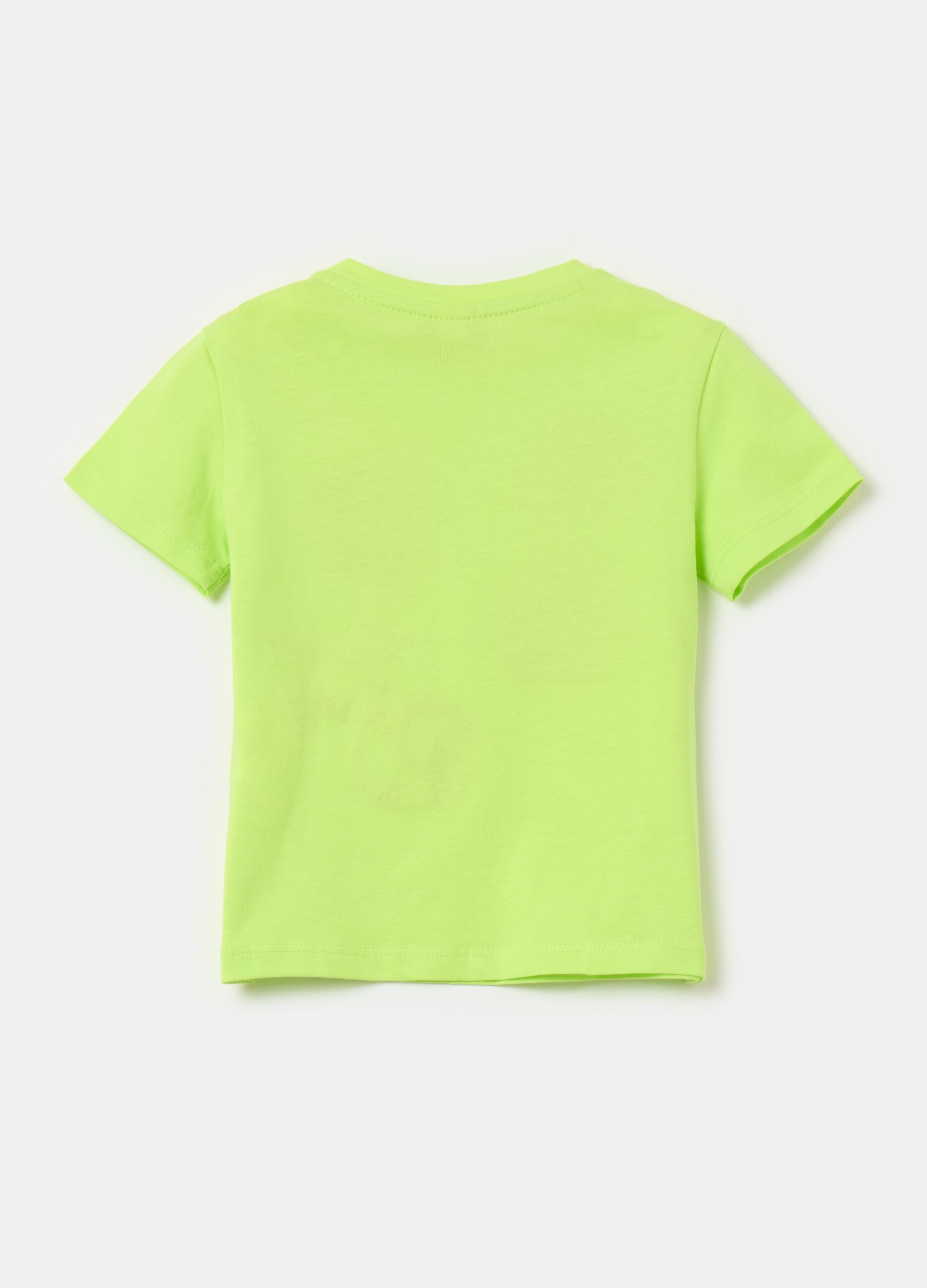 Camiseta de algodón con parche caracoles