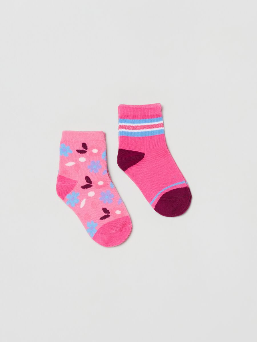Two-pair pack short stretch socks_0