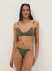 Green Brazilian-style stretch bikini bottoms with side stones_0