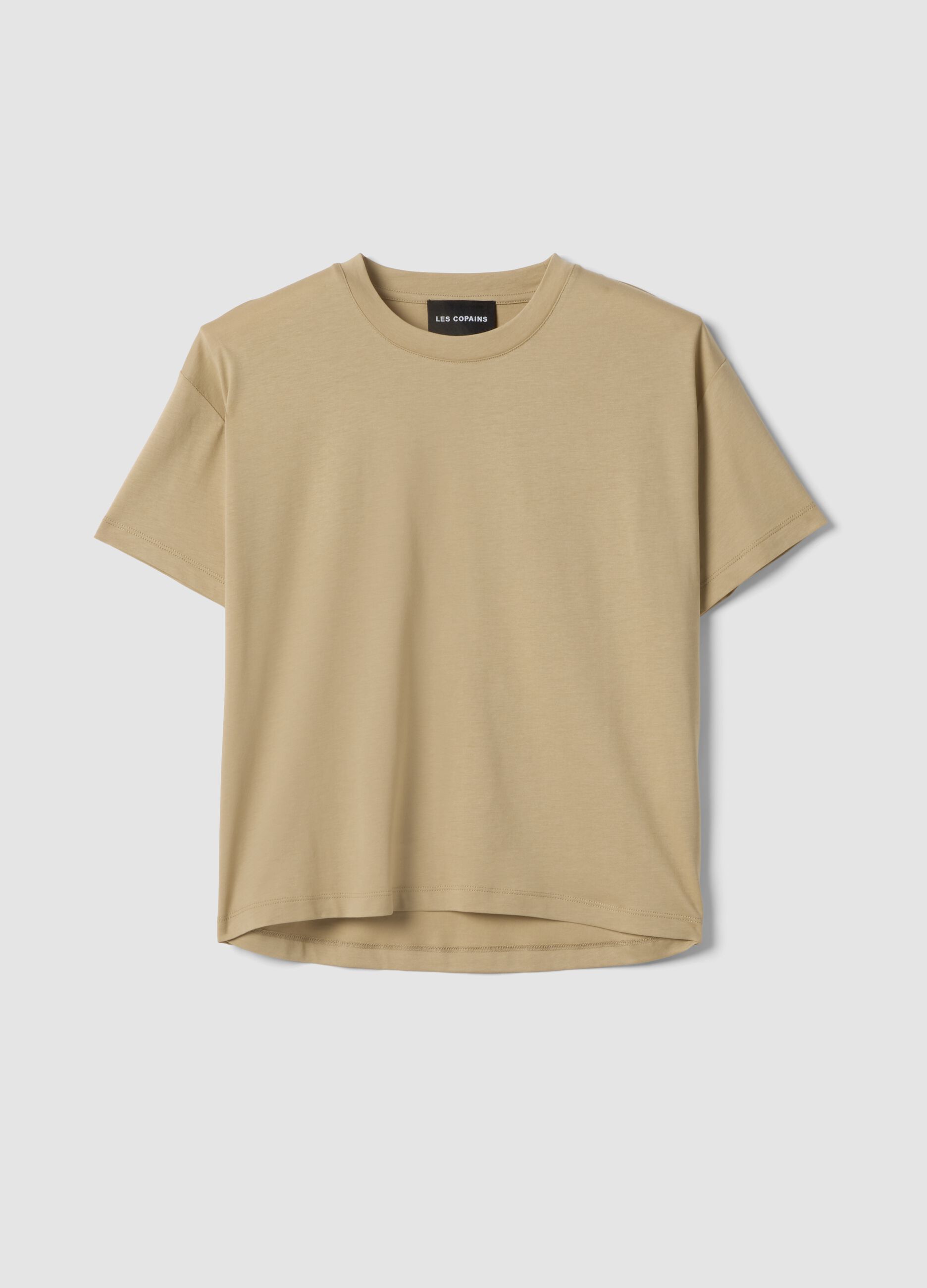 &Mu;&pi;&epsilon;&zeta; T-shirt &alpha;&pi;ό &mu;ί&gamma;&mu;&alpha; lyocell &kappa;&alpha;&iota; &beta;&alpha;&mu;&beta;&alpha;&kappa;&iota;&omicron;ύ