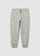 Cotton joggers with logo embroidery_1