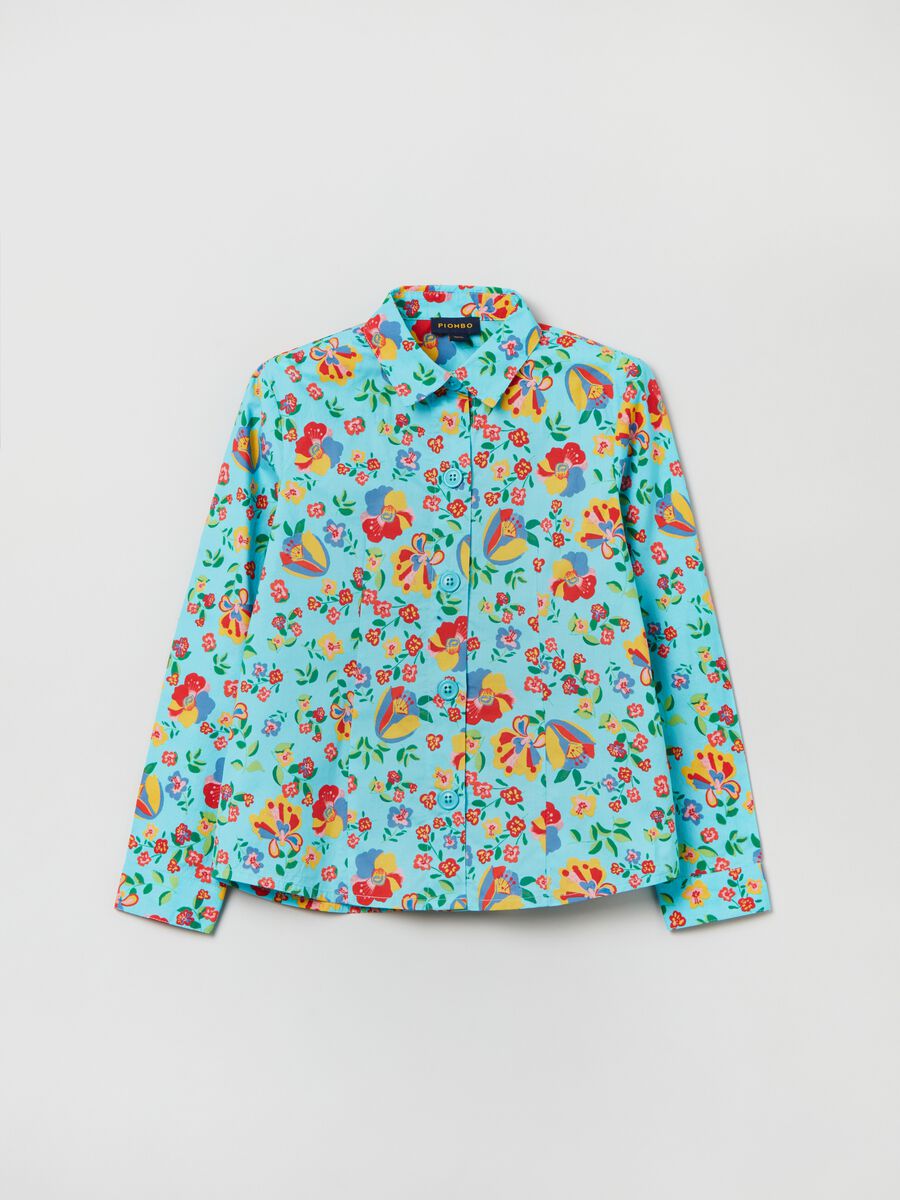 Floral shirt in cotton_3