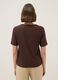 Brown short-sleeve viscose-blend T-shirt, regular fit_3