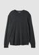 Grey crew-neck viscose-blend jumper, regular fit_4