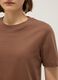 Brown pure cotton relaxed fit t-shirt_3