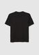 Children's black pure cotton regular fit t-shirt with web design_4