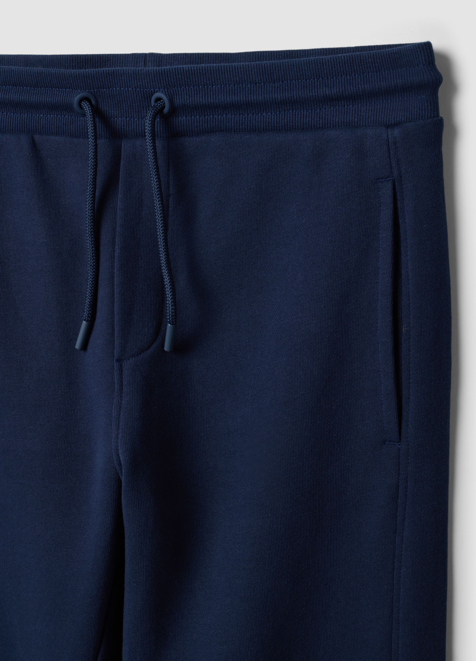 Blaue Joggerhose aus Bio-Baumwolle