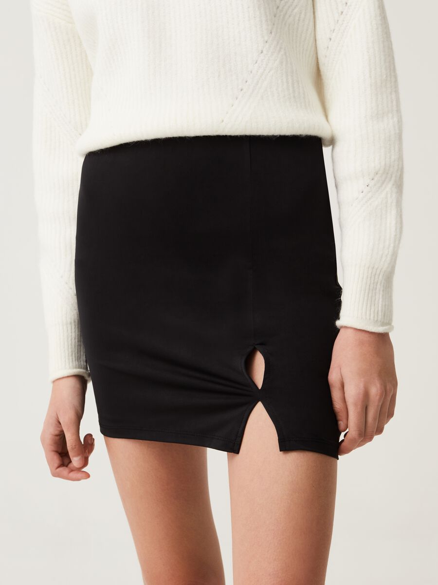 Miniskirt with cut-out detail_1