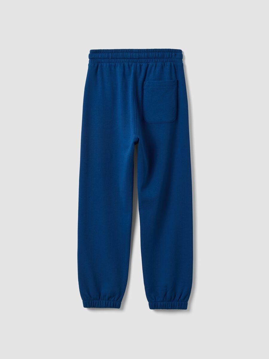 Blaue Jogginghose aus Bio-Baumwolle_1