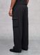 Teddy Cargo Sweatpants Black_3