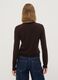 Brown crew-neck wool-blend jumper, regular fit_3