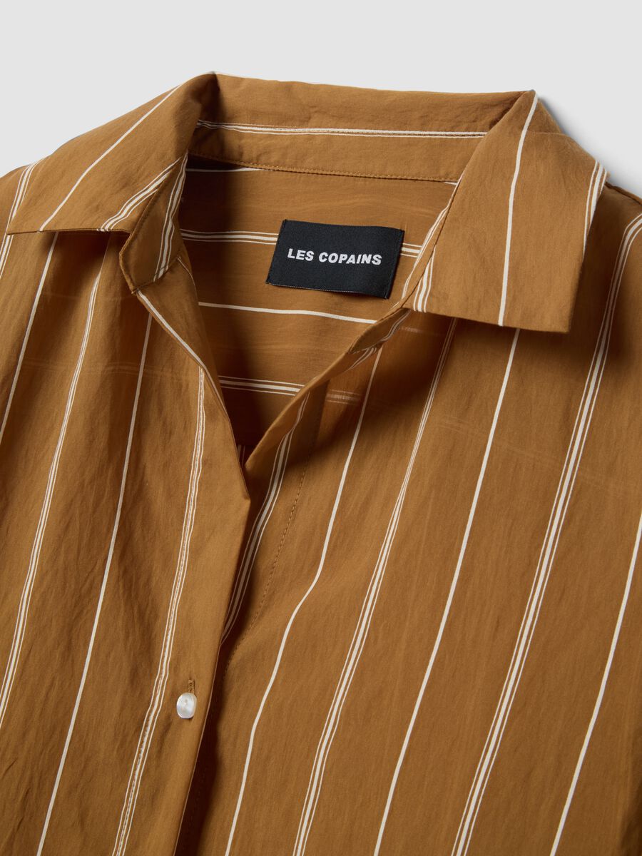 Multicolor gestreiftes Regular-Fit Hemd aus Lyocell-Mix_5