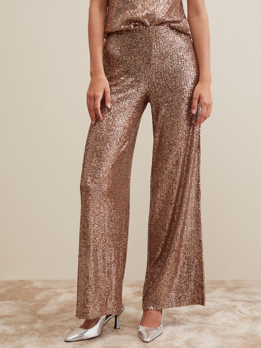Sequin palazzo trousers_1