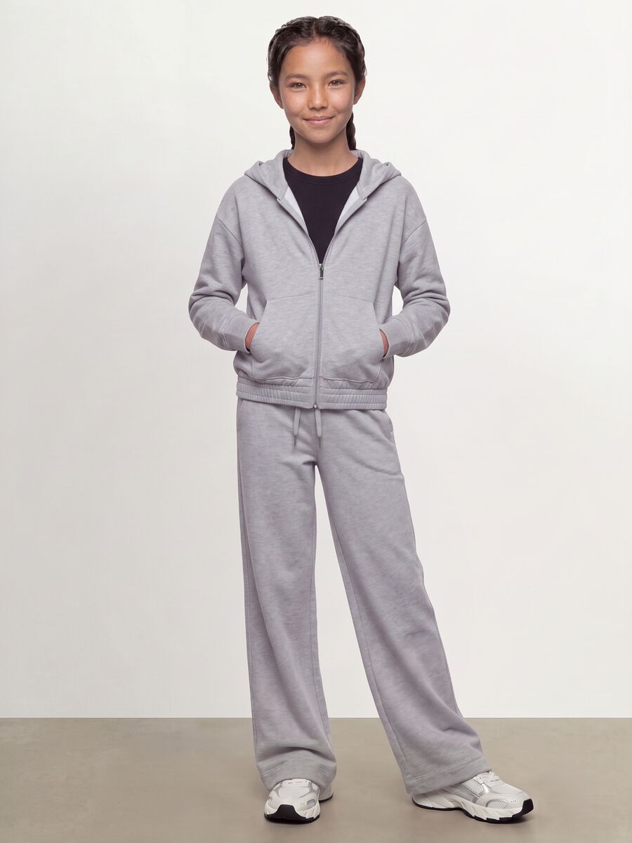 Graue Culotte-Hose aus reiner Bio-Baumwolle f&uuml;r M&auml;dchen_0