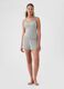Stretch grey pyjama with lace details_1