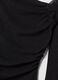 Black stretch dress with flared skirt_1