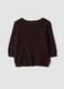 Brown V-neck jumper, regular fit_2