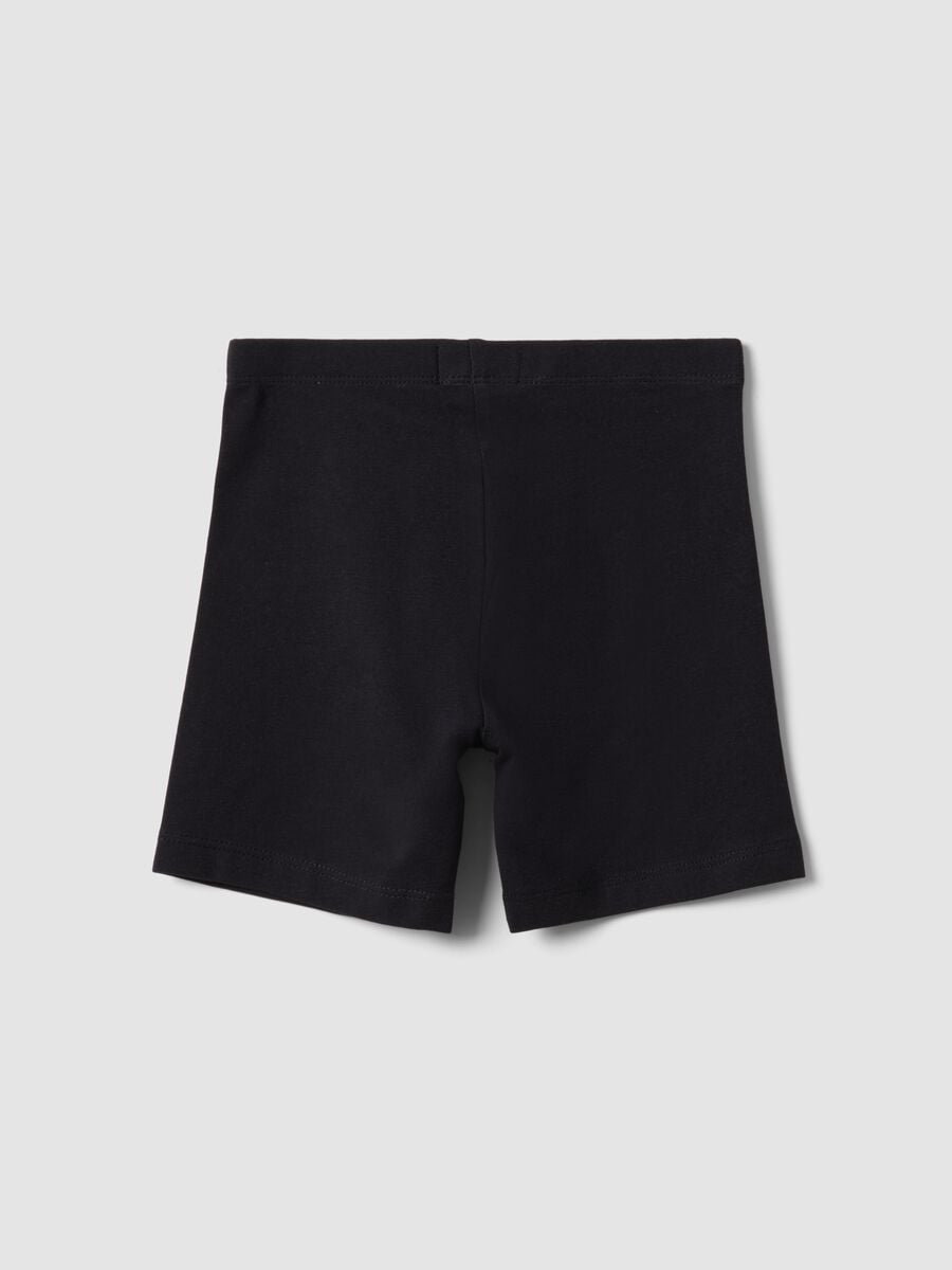 Blue organic cotton shorts_1