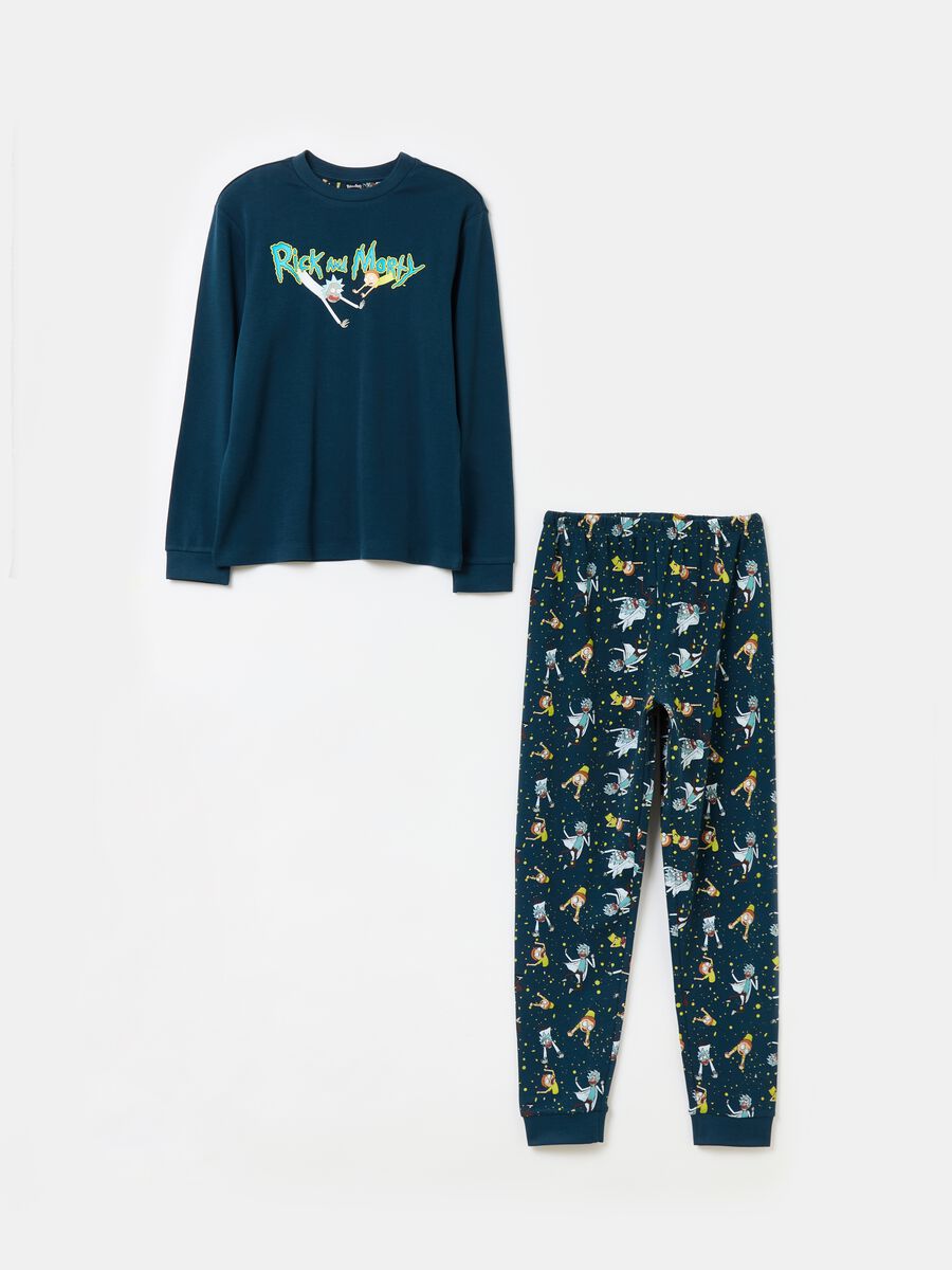 Long pyjamas with Rick and Morty print_0