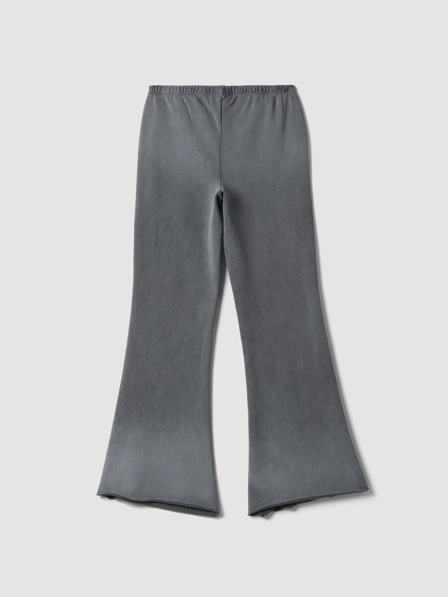 Flared Sweatpants in Vintage Grey_1