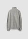 Light grey wool-blend jumper with collar, regular fit_6