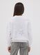 Sweatshirt branca oversized em algod&atilde;o puro com estrelas para menina_2