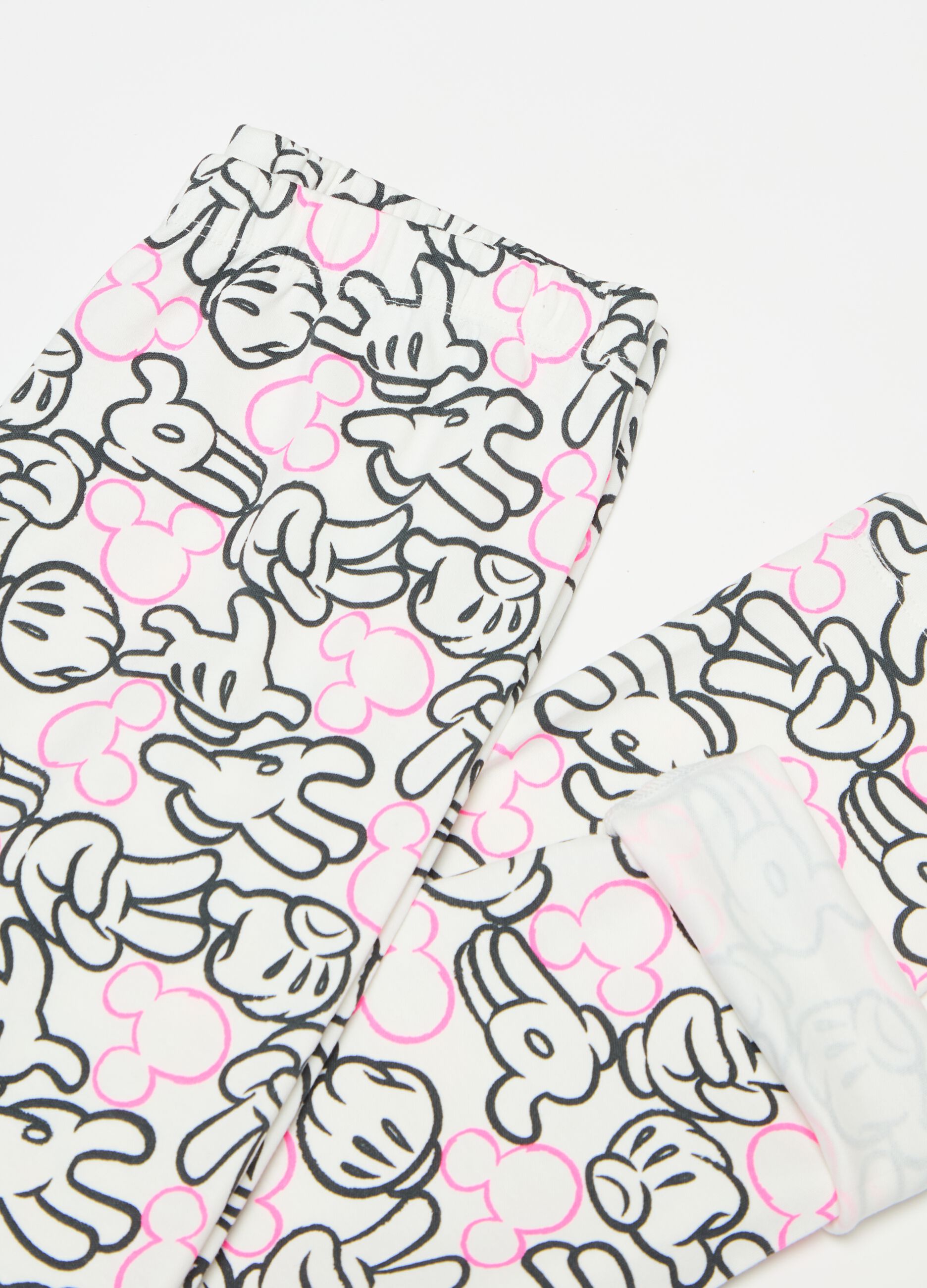 Pijama de algodón orgánico estampado Mickey