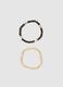 Multicolour wooden bracelet twin pack_0