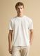 White pure cotton jersey T-shirt with crew neck, relaxed fit_2