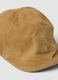 Brown pure cotton flat cap_1