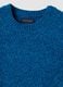 Blue wool-blend crew-neck vest with oversized fit_5