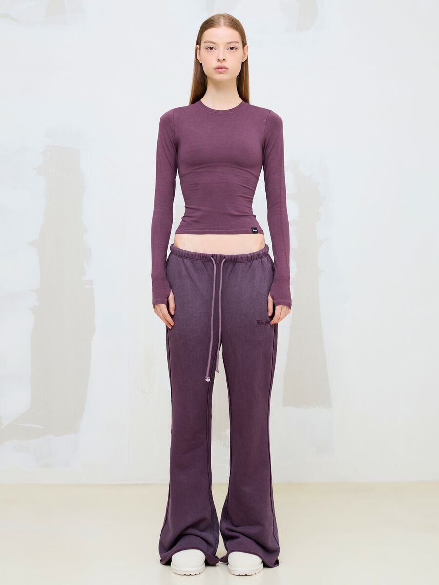 Perfect Washed Burgundy Long-Sleeve Top_2