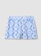 White organic cotton shorts with light-blue embroidery_4