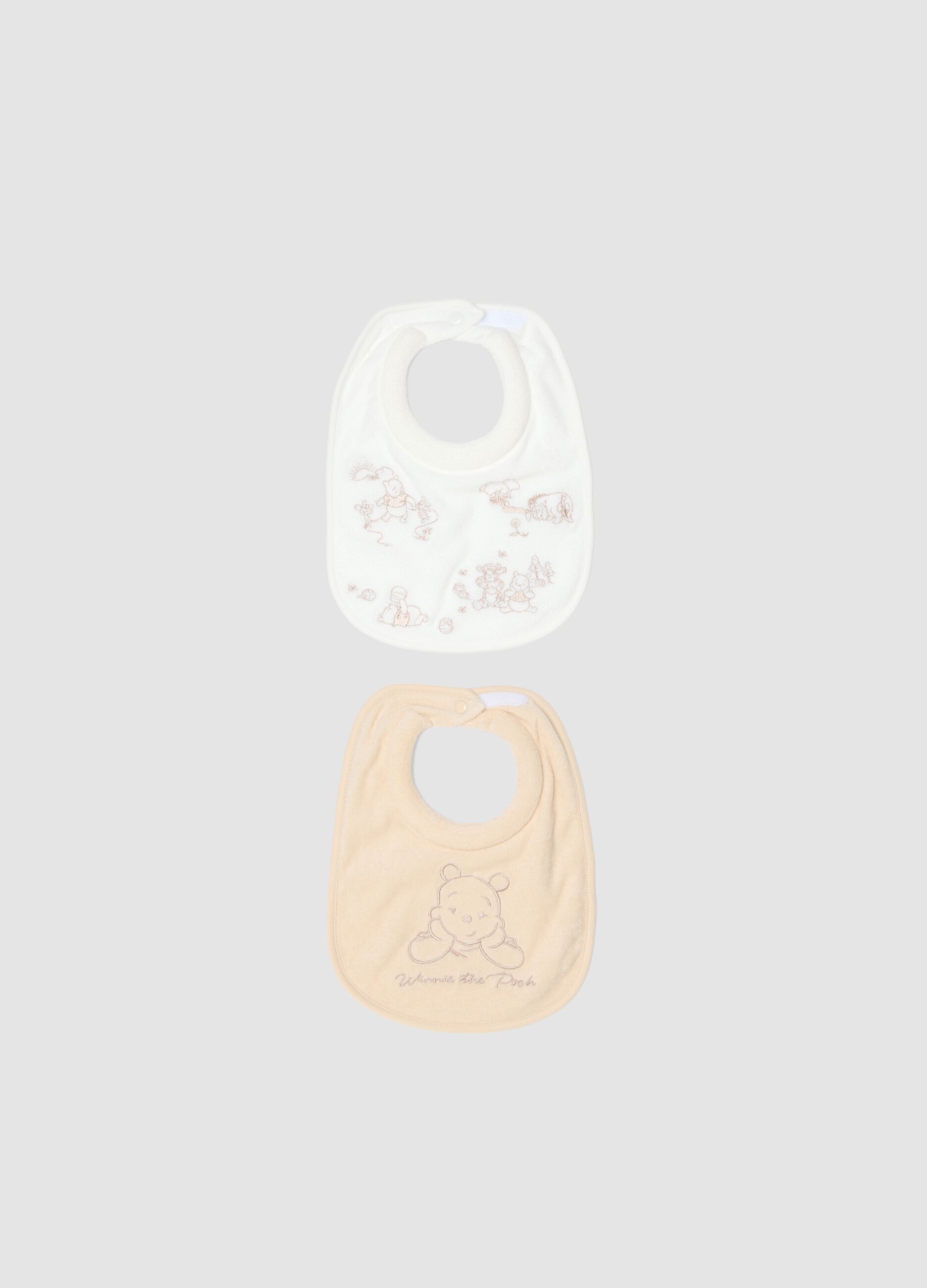 2er-Pack mehrfarbige Baby-L&auml;tzchen aus reiner Baumwolle Winnie Puuh