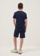 Boys&rsquo; blue pure cotton shorts, relaxed fit_1