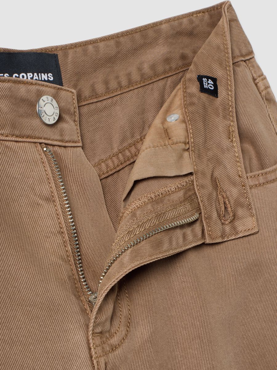 Braune Wide-Leg-Jeans aus reinem Lyocell_2