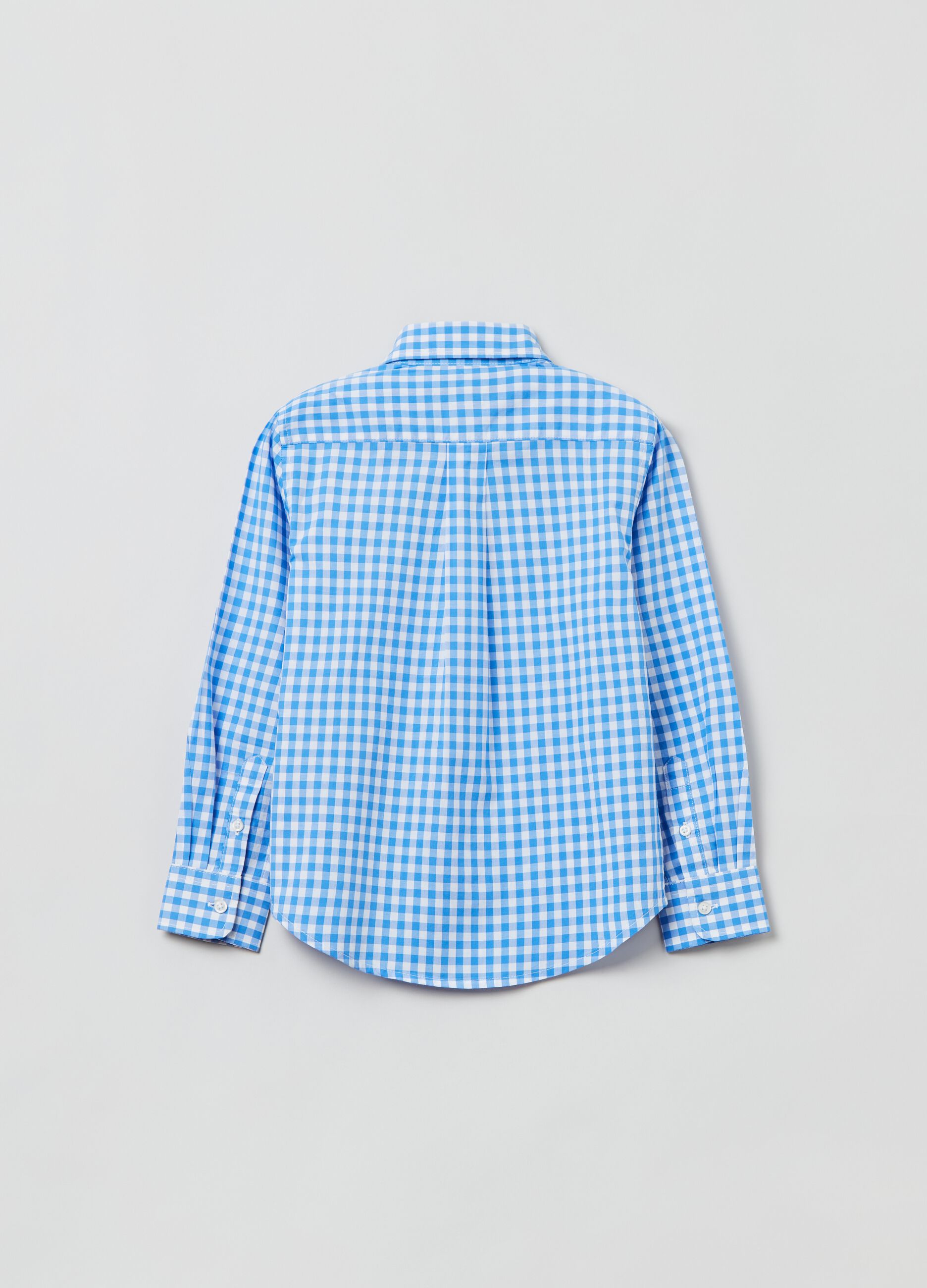 Gingham-patterned shirt