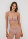 Pink stretch microfibre briefs with lace_0
