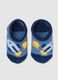 Elasticated Blue Cotton Baby Anti-Slip Socks_1