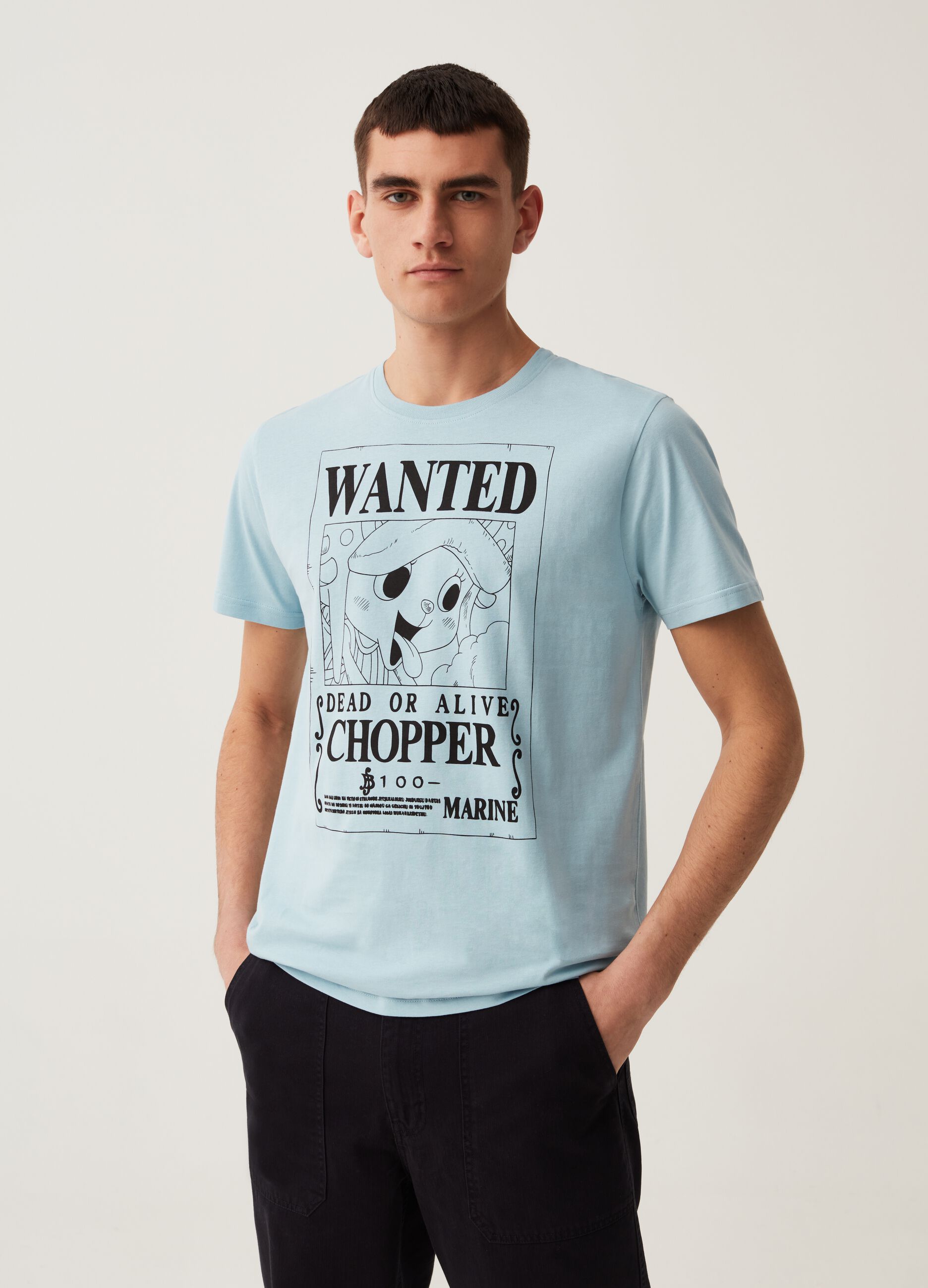 Camiseta estampado One Piece Tony Tony Chopper