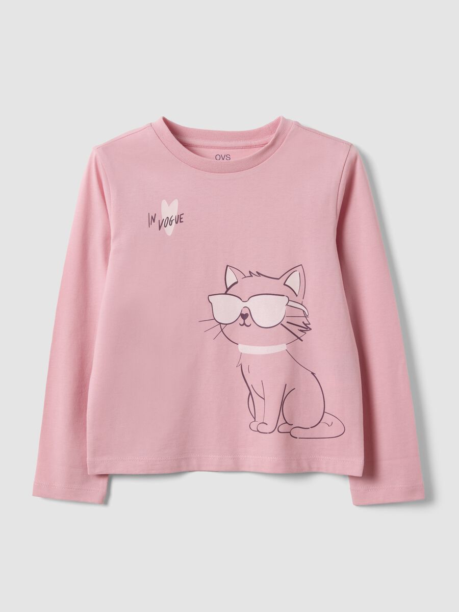 &Rho;&omicron;&zeta; &pi;&alpha;&iota;&delta;&iota;&kappa;ό T-shirt &alpha;&pi;ό 100% &omicron;&rho;&gamma;&alpha;&nu;&iota;&kappa;ό &beta;&alpha;&mu;&beta;ά&kappa;&iota; &mu;&epsilon; &sigma;&tau;ά&mu;&pi;&alpha; &gamma;&alpha;&tau;ά&kappa;&iota;_0